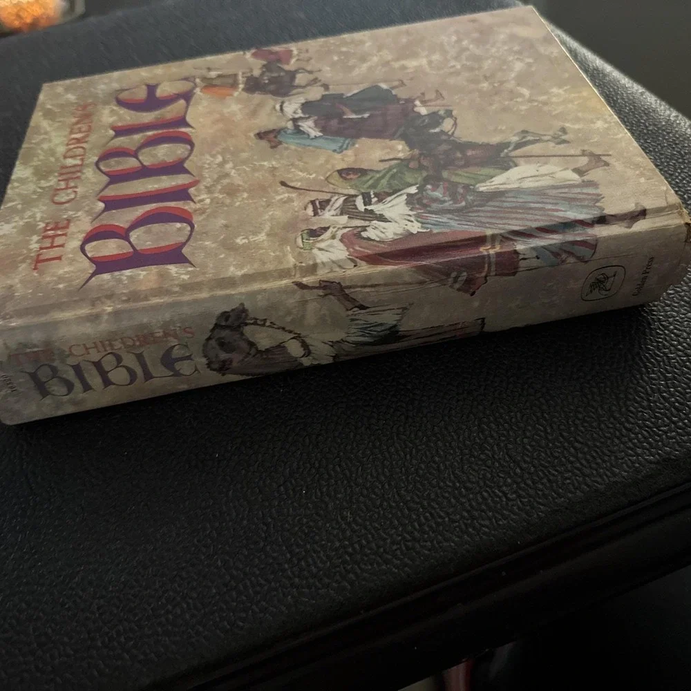 The Childrens Bible 1965 Hardcover Vtg Golden Press Wonderful Illustrations